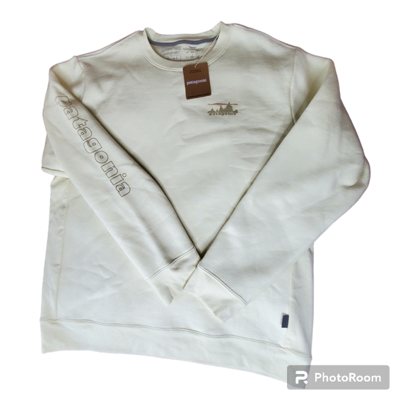 Patagonia Tops - Patagonia 73 skyline uprisel crew sweatshirt cream unisex XL